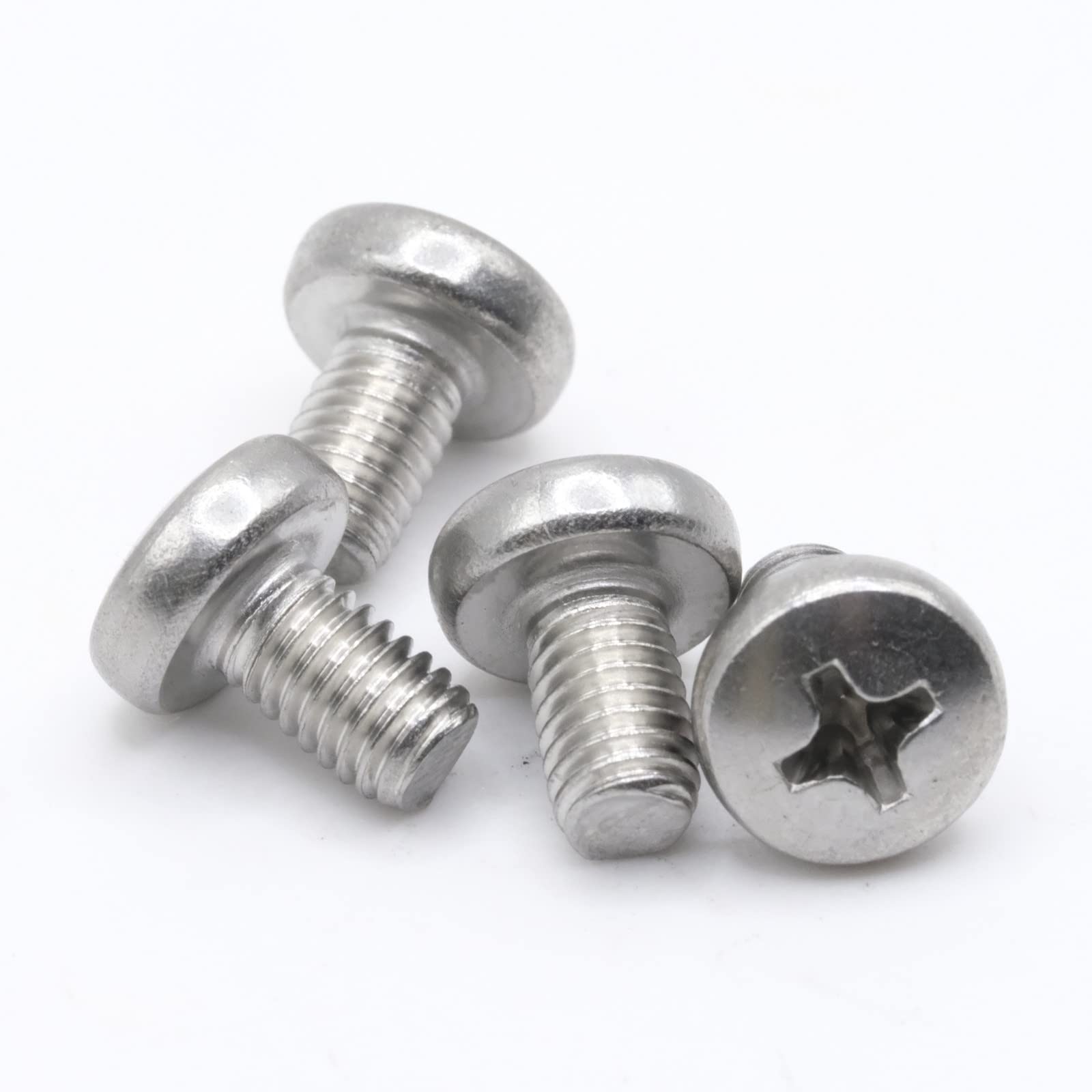 ReplacementScrews Rear License Plate Screws Compatible with Tesla Model 3 (M3) - Stainless Steel - Medium Length (Pack of 4)